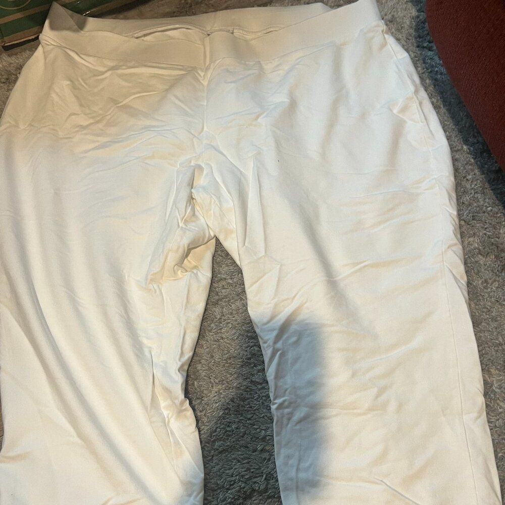 Pure Jill white cropped pants‎ 3x